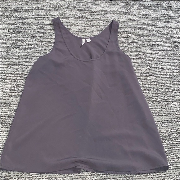Frenchi Tops - Grey Dressy Tank